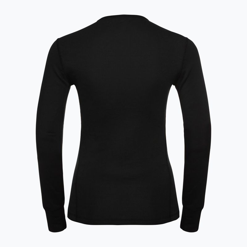 Női termoaktív felső ODLO Active Warm Bl Top Crew Neck black 4