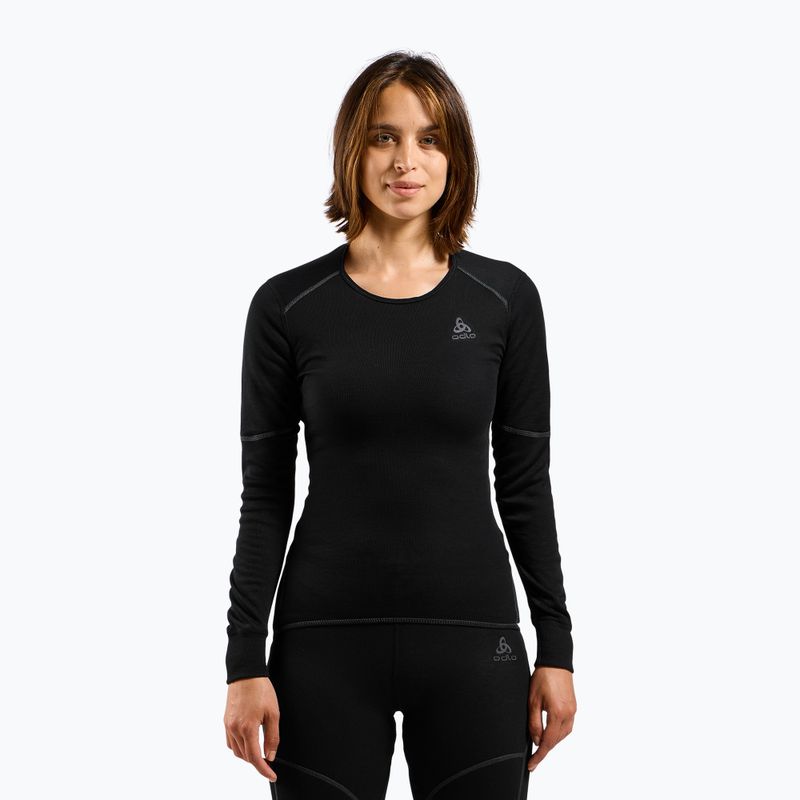 Női termoaktív felső Active X-Warm Bl Top Crew Neck fekete