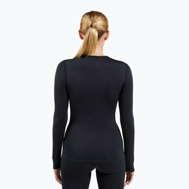 Női termoaktív felső ODLO Fundamentals Active Warm Bl Top Crew Neck black 3