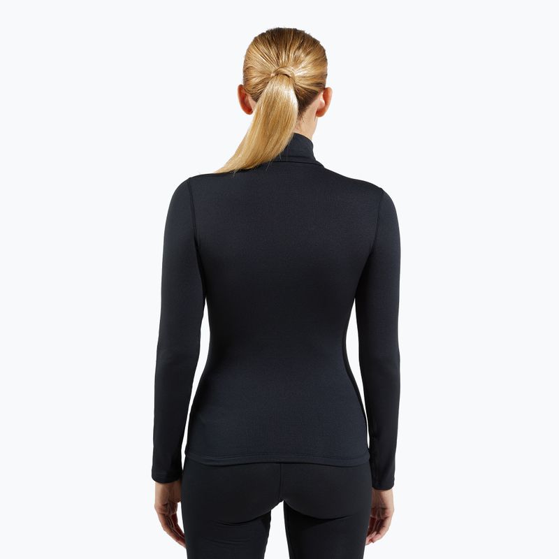 Női termoaktív felső ODLO Fundamentals Active Warm Bl Top Turtle Neck black 3