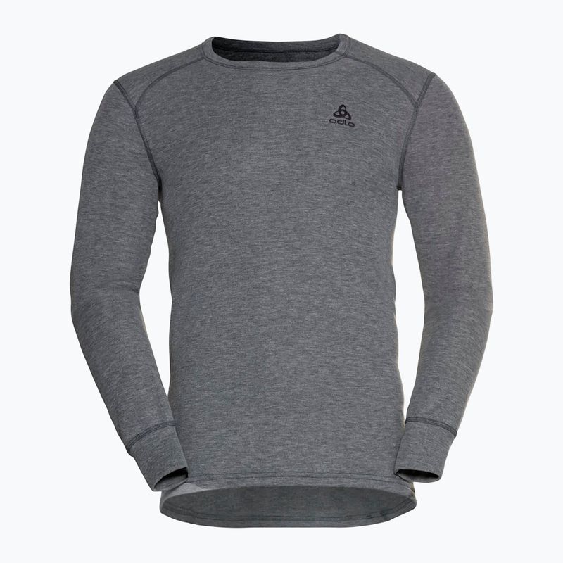 Férfi termo hosszú ujjú felső ODLO Active Warm Bl Top Crew Neck odlo steel grey melange