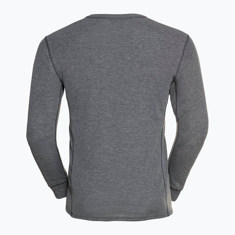 Férfi termoaktív felső ODLO Active Warm Bl Top Crew Neck odlo steel grey melange 5