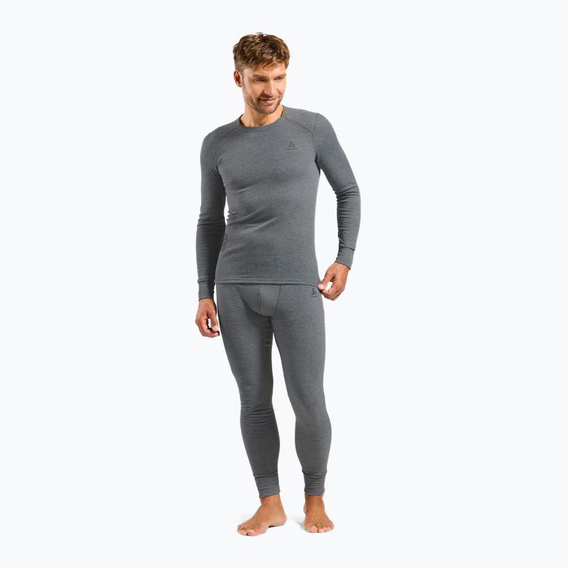 Férfi termo nadrág ODLO Active Warm Bl Bottom Long odlo steel grey melange 2