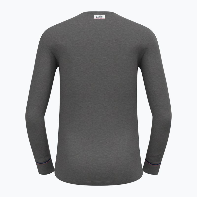 Férfi termoaktív felső ODLO Active Warm Originals Bl Top Crew Neck odlo steel grey melange 6