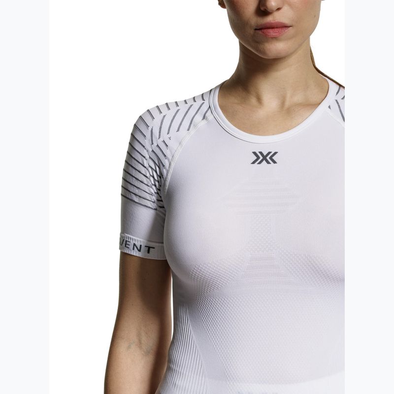 Női termoaktív póló X-Bionic Invent 4.0 Lt Shirt Arctic White/Dolomite Grey 3