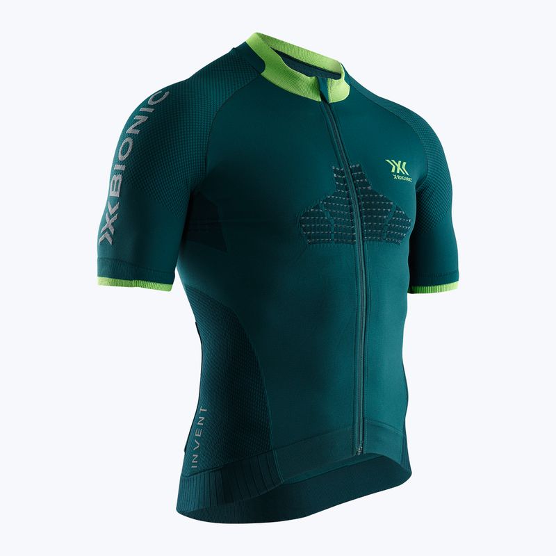 Férfi X-Bionic Invent Regulator Regulator Bike Race Zip sötétzöld RT-BT00S19M-E015