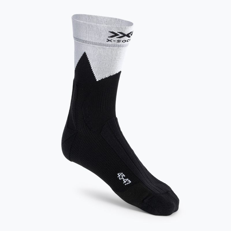 X-Socks MTB Control kerékpáros zokni fekete-fehér BS02S19U-B014