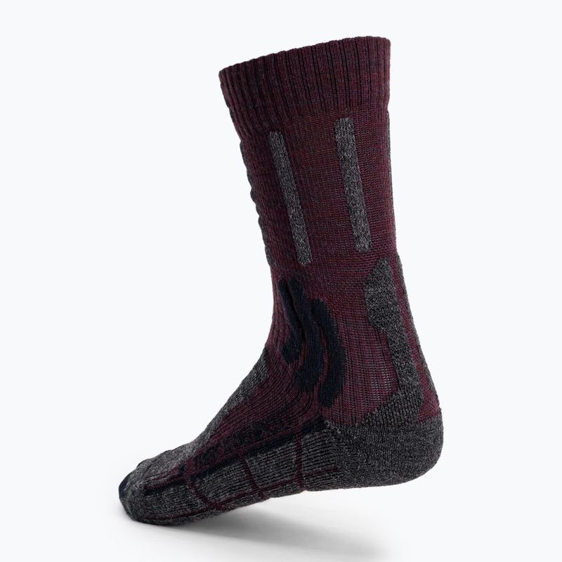 Trekking zokni X-Socks Trek X Merino LT gesztenyebarna TS03S19U-R008 2