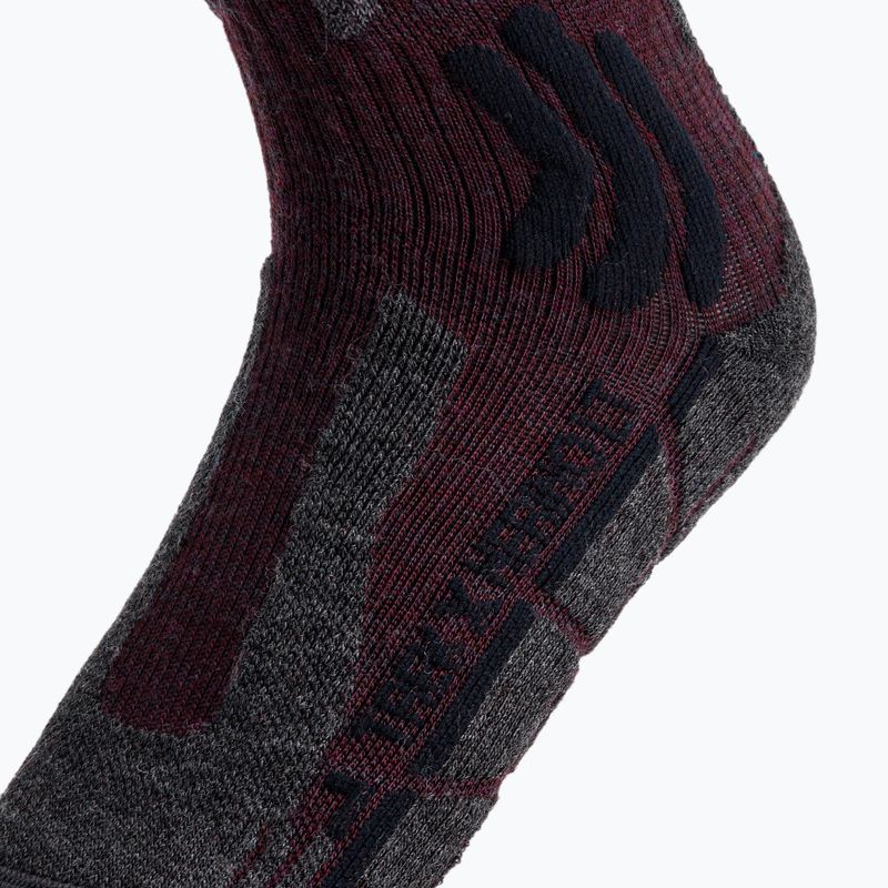 Trekking zokni X-Socks Trek X Merino LT gesztenyebarna TS03S19U-R008 3