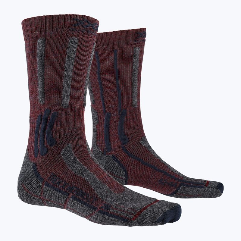 Trekking zokni X-Socks Trek X Merino LT gesztenyebarna TS03S19U-R008 4