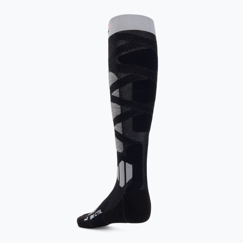 X-Socks Ski Control 4.0 fekete-szürke sízokni XSSSKCW19U 3