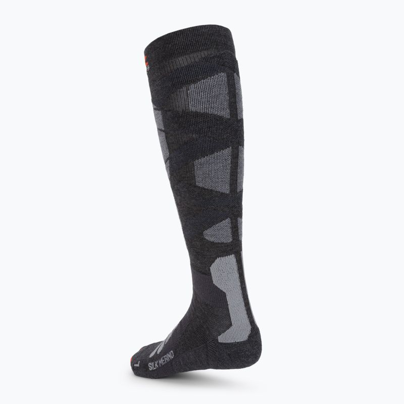 Sízokni X-Socks Ski Silk Merino 4.0 szürke XSSSKMW19U XSSSKMW19U 2
