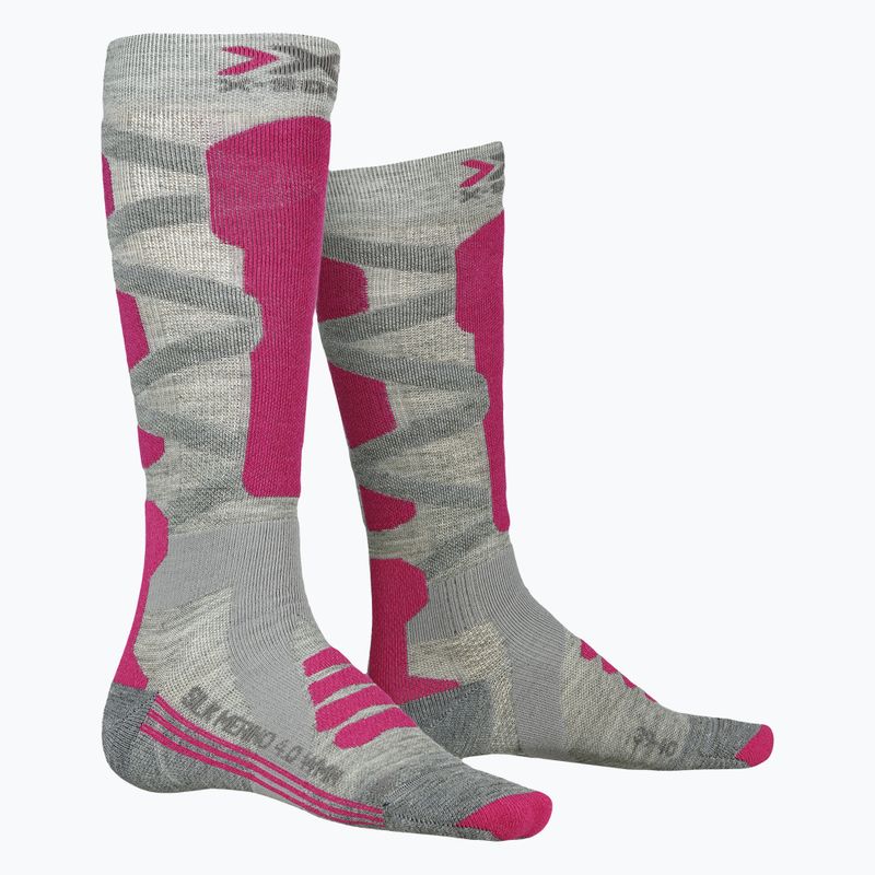 Női sízokni X-Socks Ski Silk Merino 4.0 szürke XSSSKMW19W szürke XSSSKMW19W 4