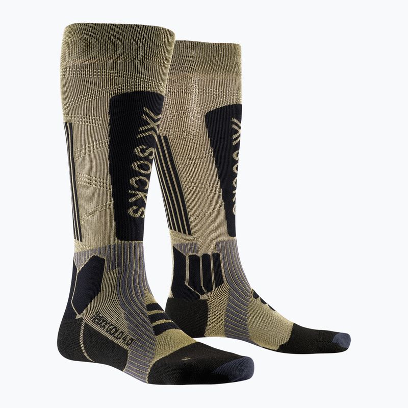 X-Socks Helixx Gold 4.0 sízokni arany/fekete színben