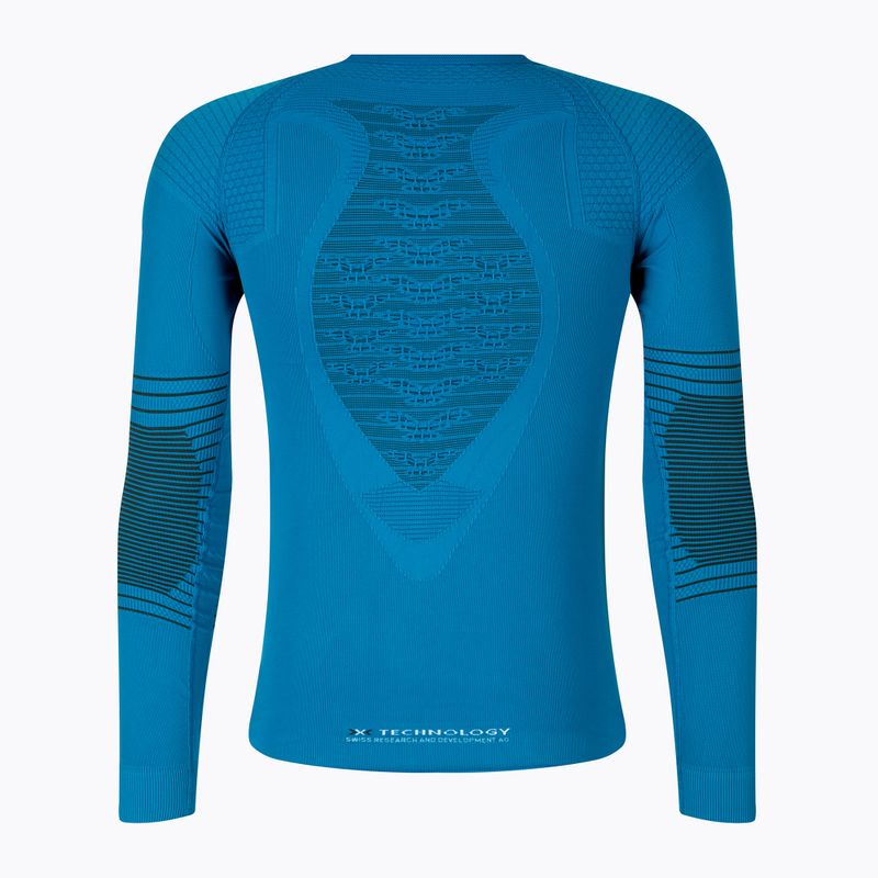 Férfi termoaktív pulóver X-Bionic Energizer 4.0 teal blue/anthracite 2
