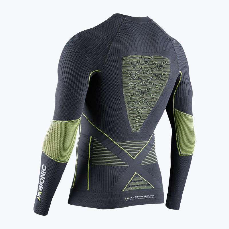 Férfi termoaktív pulóver X-Bionic Energy Accumulator 4.0 charcoal/yellow 2