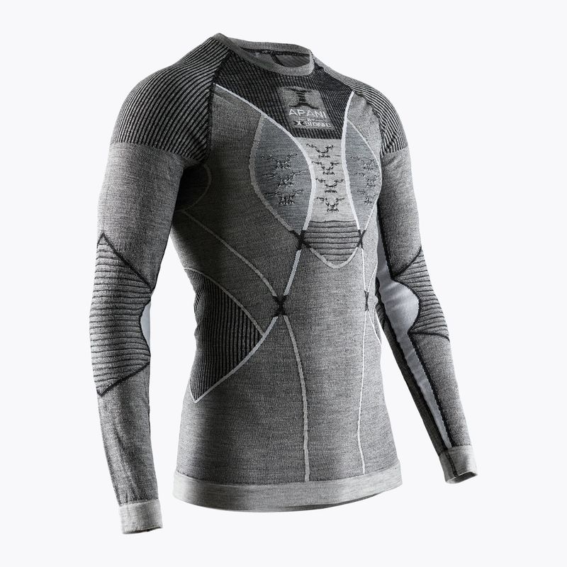 Férfi termál póló X-Bionic Apani 4.0 Merino szürke APWT06W19M