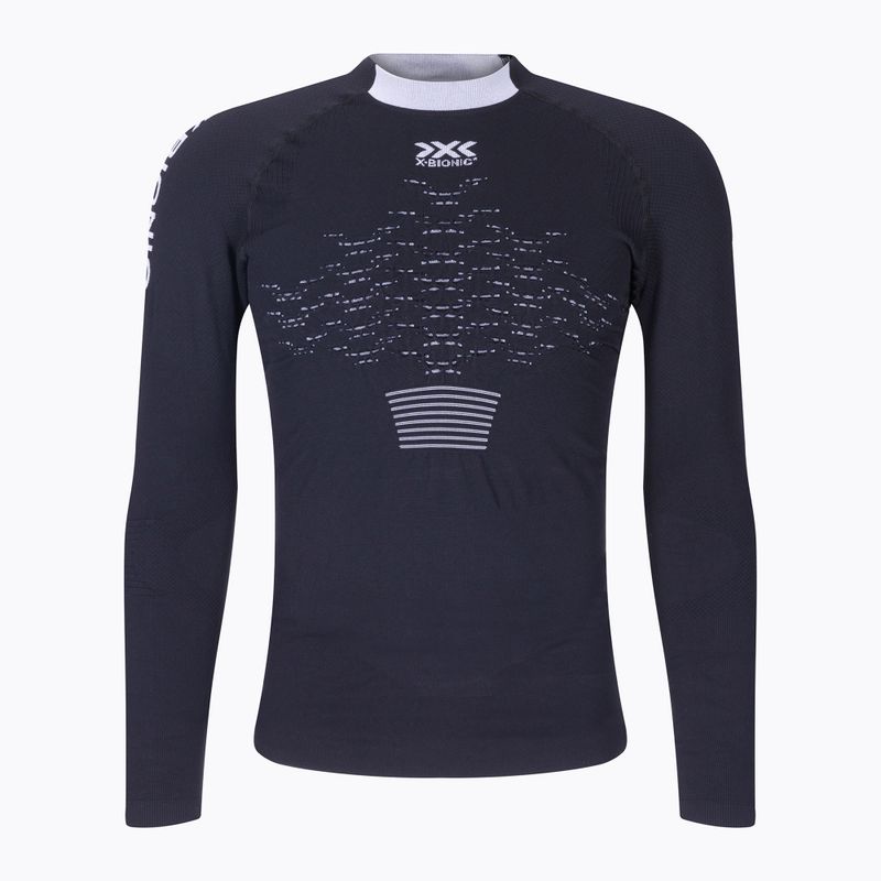Férfi termoaktív pulóver X-Bionic The Trick 4.0 Run opal black/arctic white