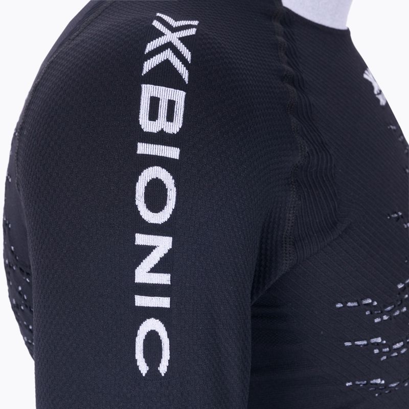 Férfi termoaktív pulóver X-Bionic The Trick 4.0 Run opal black/arctic white 4