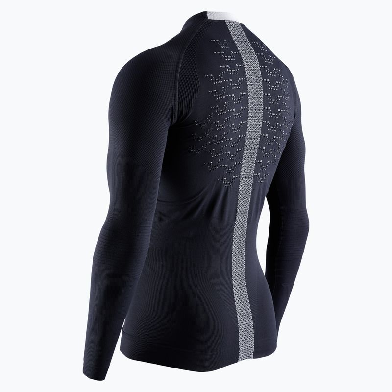 Férfi termoaktív pulóver X-Bionic The Trick 4.0 Run opal black/arctic white 6