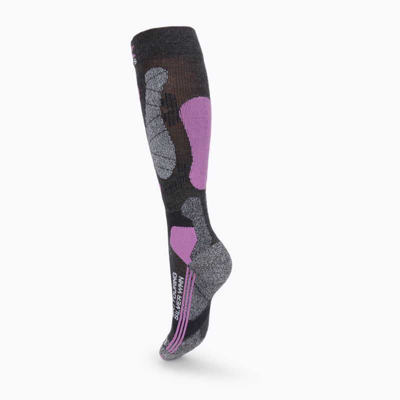 Női sízokni X-Socks Ski Touring Silver 4.0 szürke XSWS47W19W szürke XSWS47W19W 2