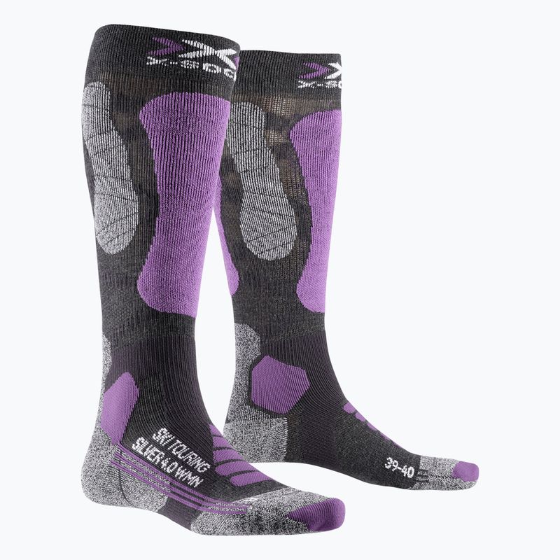 Női sízokni X-Socks Ski Touring Silver 4.0 szürke XSWS47W19W szürke XSWS47W19W 4