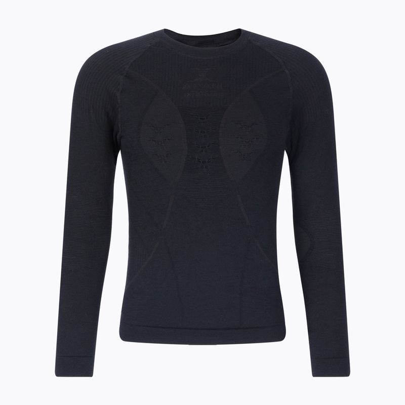 Férfi termoaktív pulóver X-Bionic Apani 4.0 Merino fekete/fekete