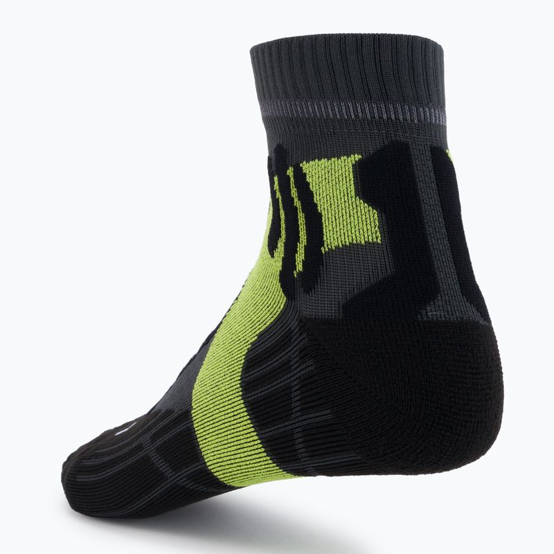 Férfi futózokni X-Socks Marathon zöld-szürke RS11S19U-G146 2