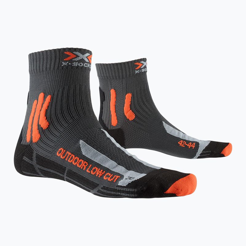 Zokni X-Socks Trek Outdoor Low Cut anthracite/orange 2