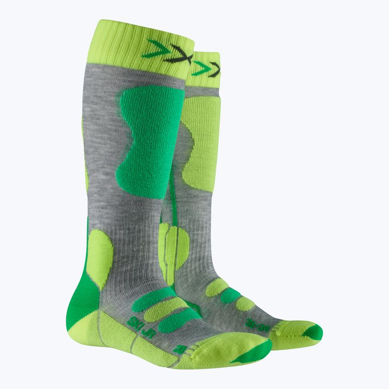 Gyermek sí zokni X-Socks Ski 4.0 szürke XSSS00W19J XSSS00W19J 4