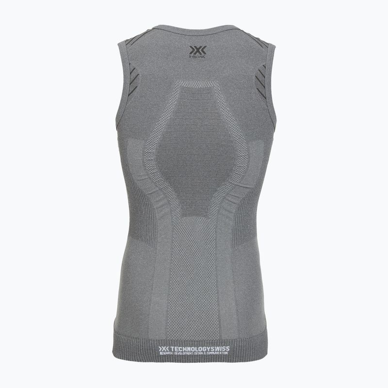 Férfi termoaktív póló X-Bionic Invent 4.0 Lt Singlet Grey Melange/Anthracite 2
