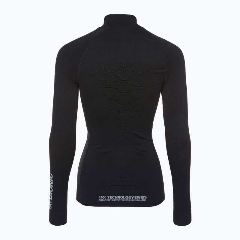 Női termikus pulóver X-Bionic Energy Accumulator 4.0 Turtle Neck opálfekete/sarkvidéki fehér 5