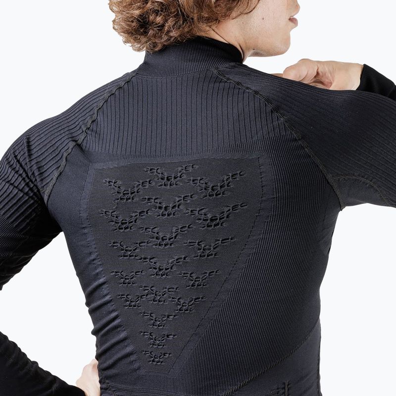 Férfi termikus pulóver X-Bionic Energy Accumulator 4.0 Turtle Neck opálfekete/sarkvidéki fehér 2