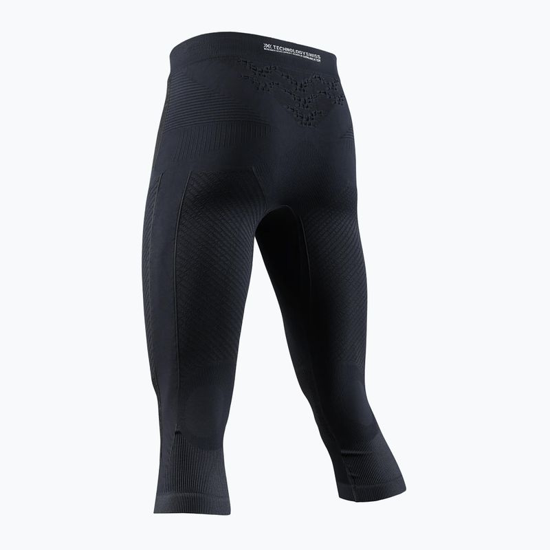 Férfi thermo leggings X-Bionic Energy Accumulator 4.0 nadrág 3/4 opál fekete / sarki fehér 2