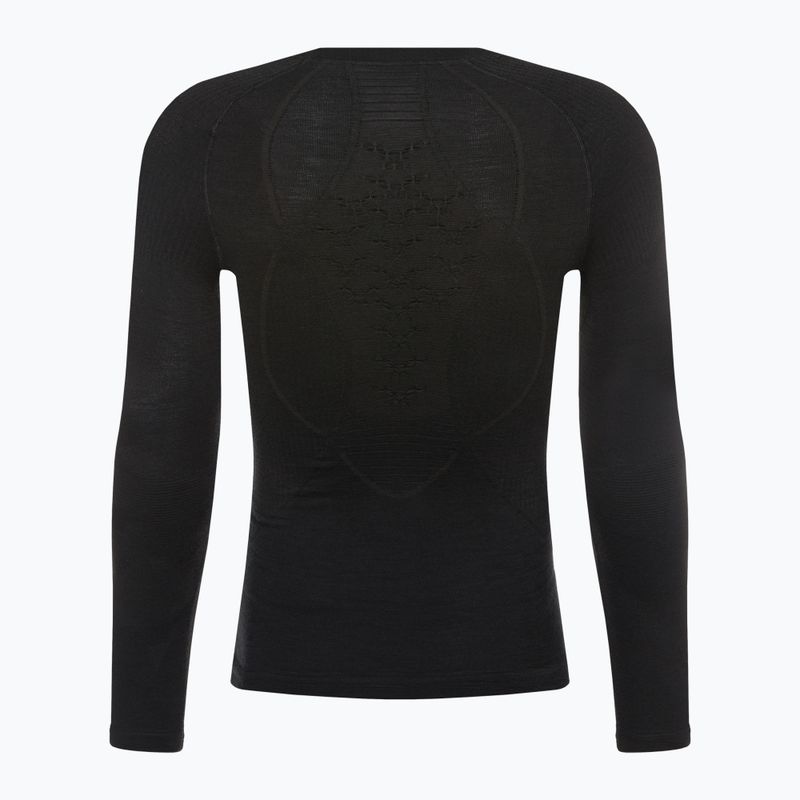 Férfi termoaktív pulóver X-Bionic Merino fekete/fekete 3