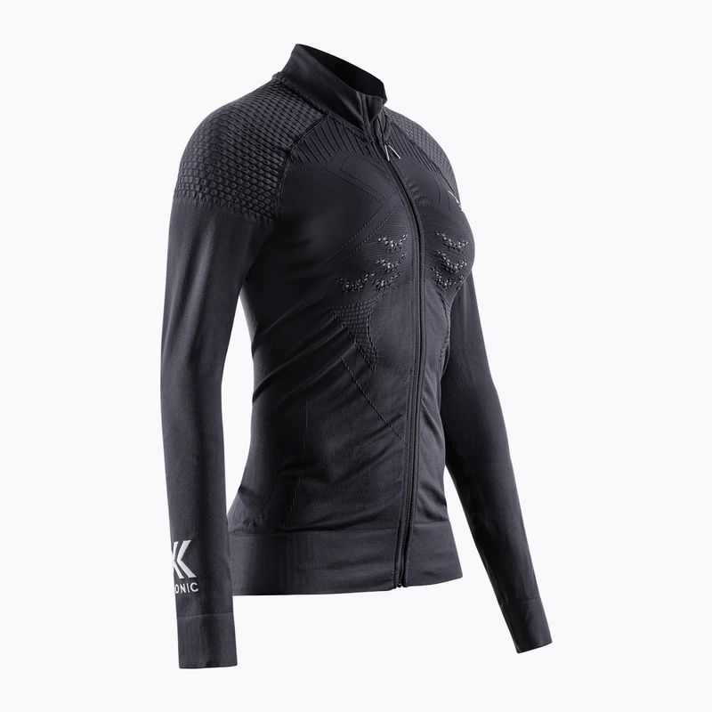 Női termikus pulóver X-Bionic Energizer 4.0 Transmission Layer Full Zip opálfekete/sarkvidéki fehér 2