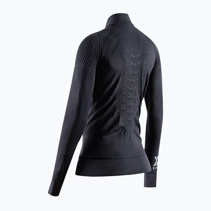 Női termikus pulóver X-Bionic Energizer 4.0 Transmission Layer Full Zip opálfekete/sarkvidéki fehér 3