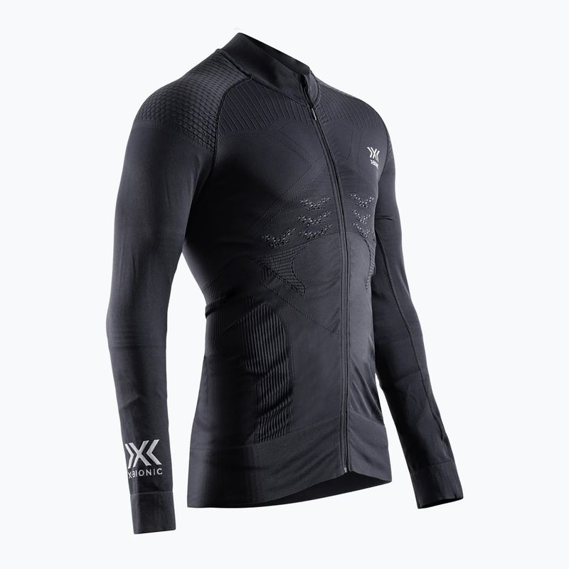 Férfi thermo pulóver X-Bionic Energizer 4.0 Transmission Layer Full Zip opal black/arctic white