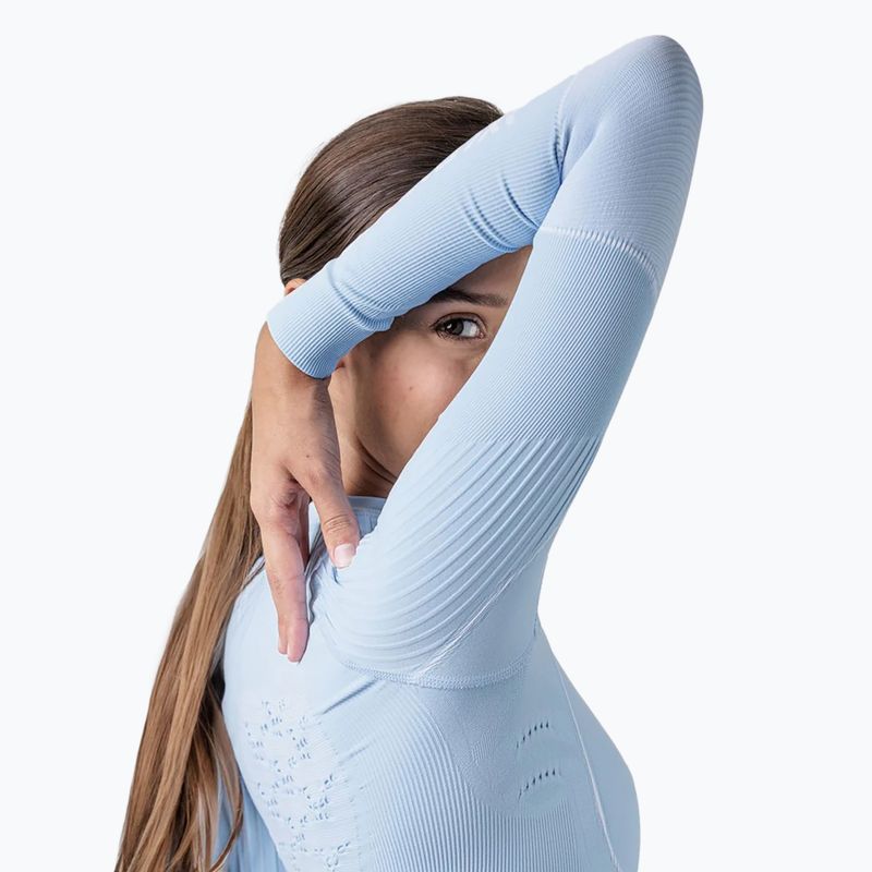 Női termoaktív pulóver X-Bionic Energy Accumulator 4.0 LS ice blue/arctic white 6