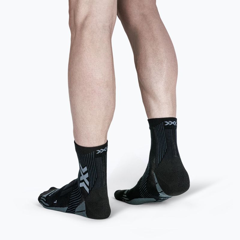 Zokni X-Socks Hike Perform Natural Ankle anthracite/turquoise 4