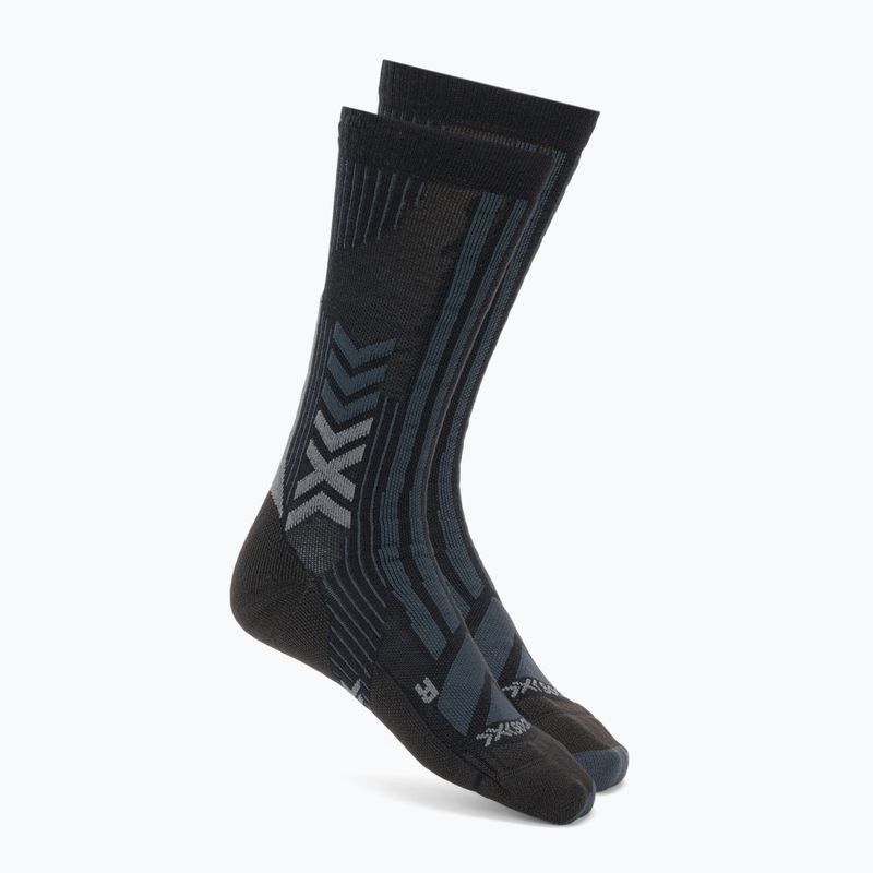 Férfi zokni X-Socks Trekking Perform Merino Crew black/charcoal