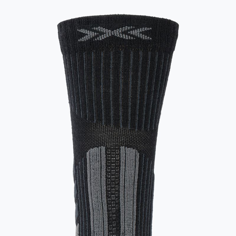 Férfi zokni X-Socks Trekking Perform Merino Crew black/charcoal 4