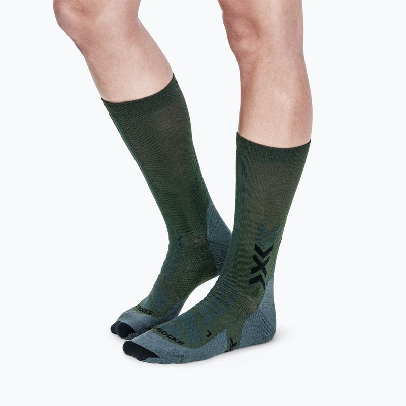 Zokni X-Socks Hike Discover Crew green/black 4