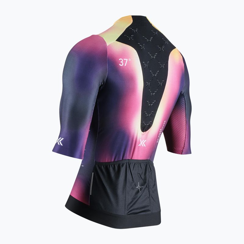 Férfi X-Bionic Corefusion Aero Jersey hőtérkép kerékpáros trikó 3