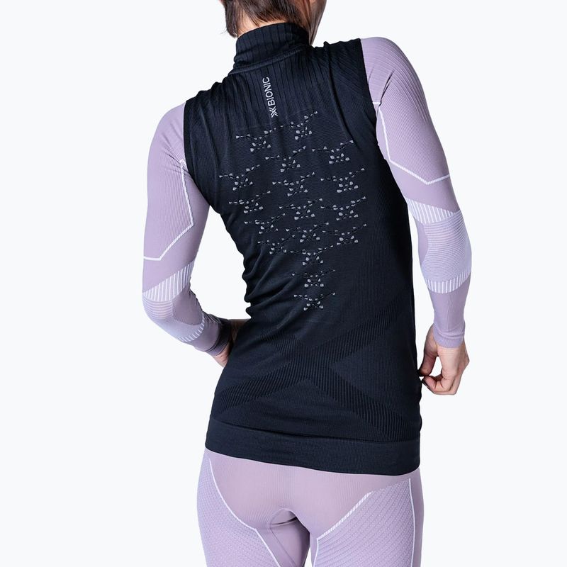 Női mellény X-Bionic Energy Accumulator Light Full Zip black/light grey 2