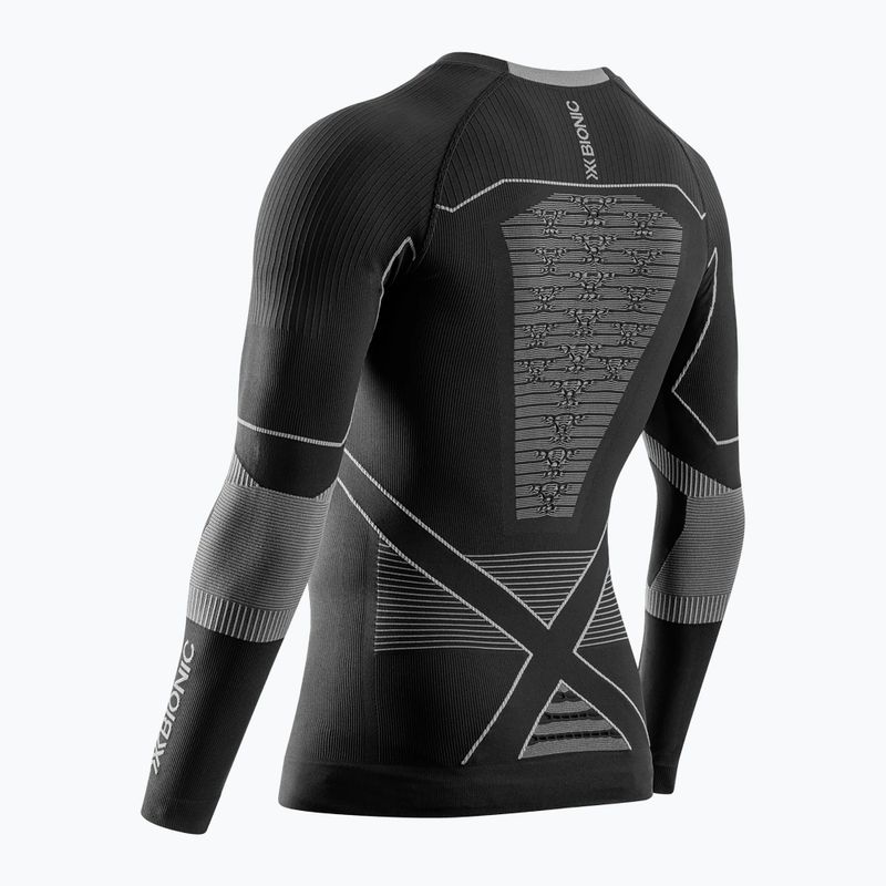 Férfi termoaktív pulóver X-Bionic Energy Accumulator Light Shirt black/light grey 2