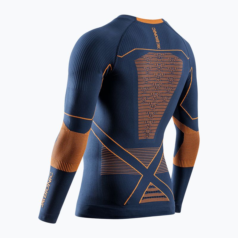 Férfi termoaktív pulóver X-Bionic Energy Accumulator Light Shirt marine/orange 2