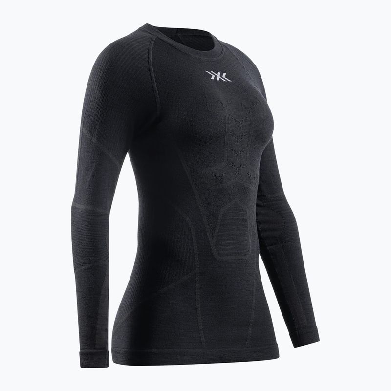 Női termoaktív pulóver X-Bionic Symbio Merino Shirt opal black