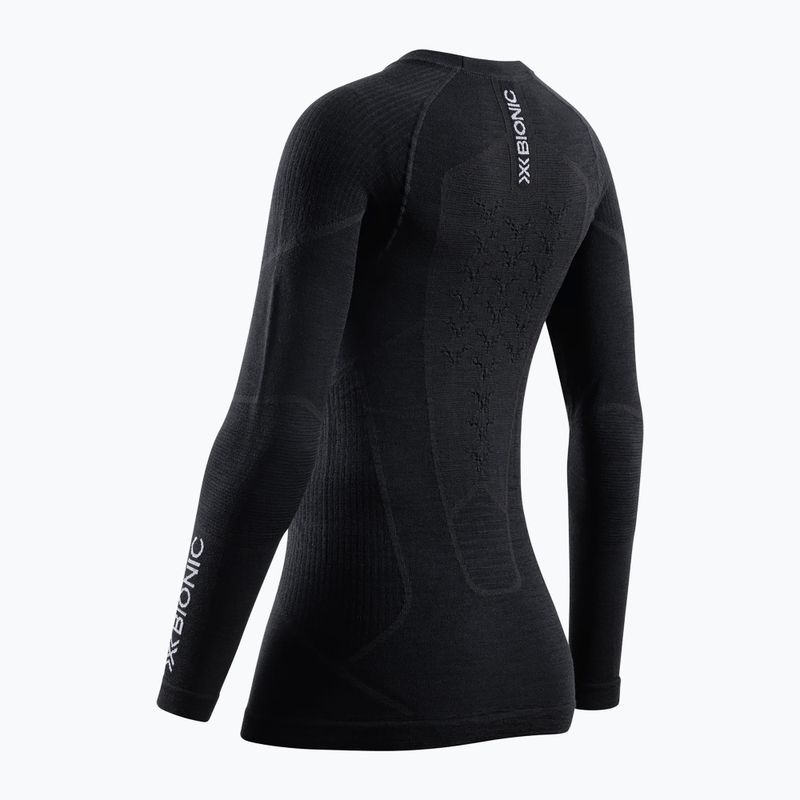 Női termoaktív pulóver X-Bionic Symbio Merino Shirt opal black 2