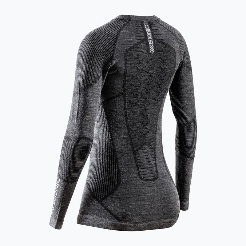 Női termoaktív felső X-Bionic Symbio Merino Shirt rhino grey 2